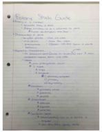 Field Botany Written Exam Study Guide