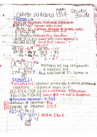 MATH 1314-College Algebra-Study Guide 1