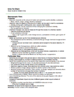 Into to Chem Midterm Study Guide 1