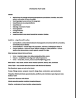 Site analysis study guide