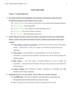 Exam 1 Study guide Chapter 1 & 4