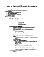 Introit Psych 100 Study Guide