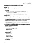 Business Ethics