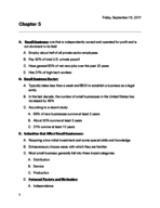 Business 101 Chapter 5