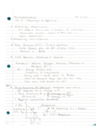 Econ 2113, Week 4 Notes