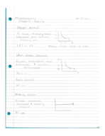 Econ 2113, Week 5 Notes