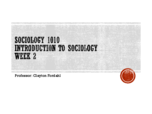 SOCI 1010 Week 2 Notes: Sociological Research Methods