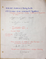 Midterm 1 Study Notes