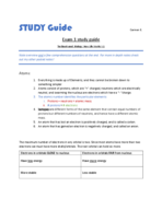 BIO140 ~ Exam 1 STUDY GUIDE (CH 1,2,3,4)