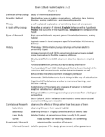 Chapter 1 & 2 study guide