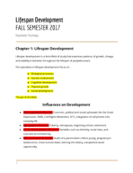 Developmental Psychology Chapter 1