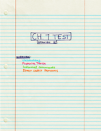 Chapter 7 Test Study Guide