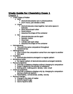 Study guide exam 1