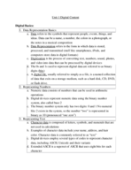 Unit 1 notes