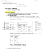 Week 4: Gains From Trade and The Law of Demand (Typed Version)