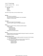 Unit 2 Histology Overview