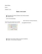 Psych Study Guide 1