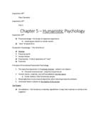 Psychology 204 - Week 6 Notes