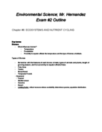 Exam Study Guide