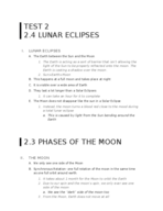 ASTR 101 Test 2 Study Guide