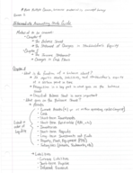 Intermediate Accounting Study Guide 