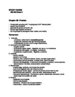 BIO 202 Exam 2 Study Guide