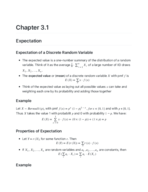 STAT 211, Chapter 3.1 Notes