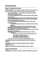 1) American Government- PS-1113-04 
