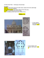 Art History II Week 5 Notes