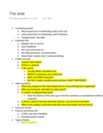 lede and use of social media