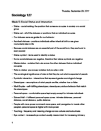 Sociology 127 Week 5