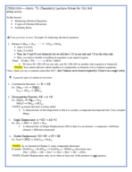 CHM1025 Notes for Oct.3rd : University of Florida
