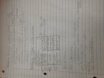 The first couple weeks notes
