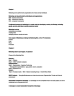 MKT Study Guide
