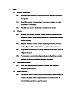 Political Science 151, Study Guide 1