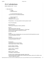 NTRI 2000, Ch 4 Carbohydrates