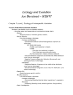 BSC 385-001 (9/29/17)