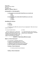 ENC 1101: What is a Thesis Statement (Part 1)