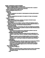 Chapter 1: Introduction to Human Geography
