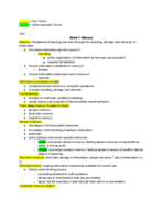 Psych 001, Week 7
