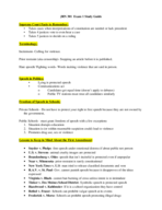 Exam 1 Study Guide
