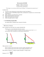 Microeconomics Chapter 7