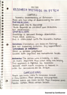 Research Methods in Psych notes week 1 and 2
