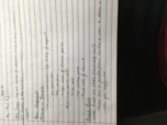 Chemistry 101 Class Notes- Oct. 2-6