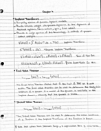 CHE4600, Week 6 Notes