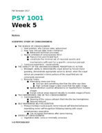 PSYCH 1001 week 5 notes