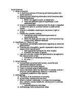MIDTERM STUDY GUIDE Quantitative Methods in the Social Sciences