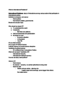 POSC 1010, Week 1 Notes