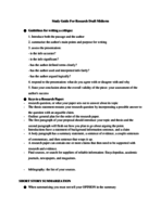 Study Guide Midterm 1: Research Version