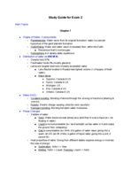 Exam 2 Study Guide